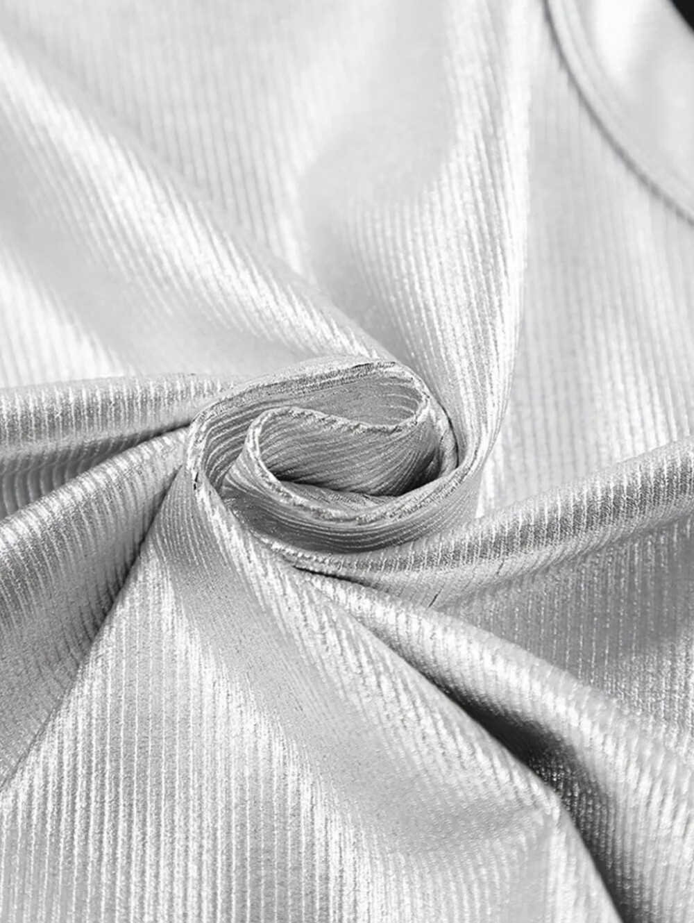 Ribbed Racerback Tank Top - Picture 12 of 13